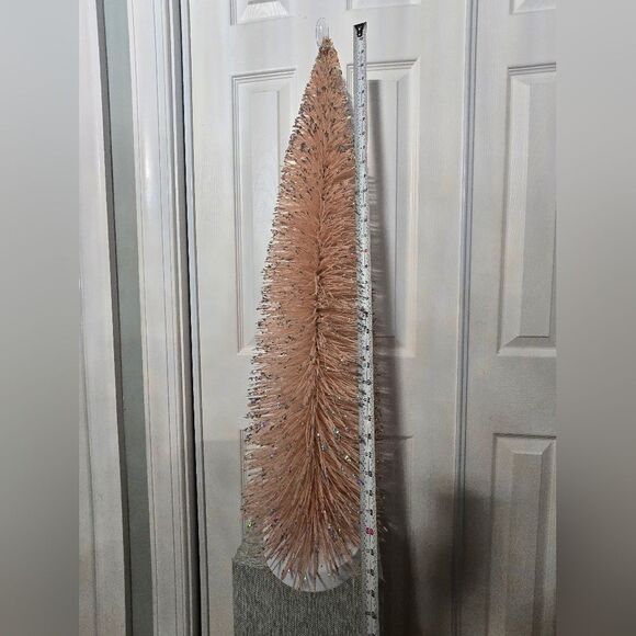 NWT Wondershop Target 2024 Large Christmas Bottle Brush Tree Sculpture 36" - Picture 3 of 16